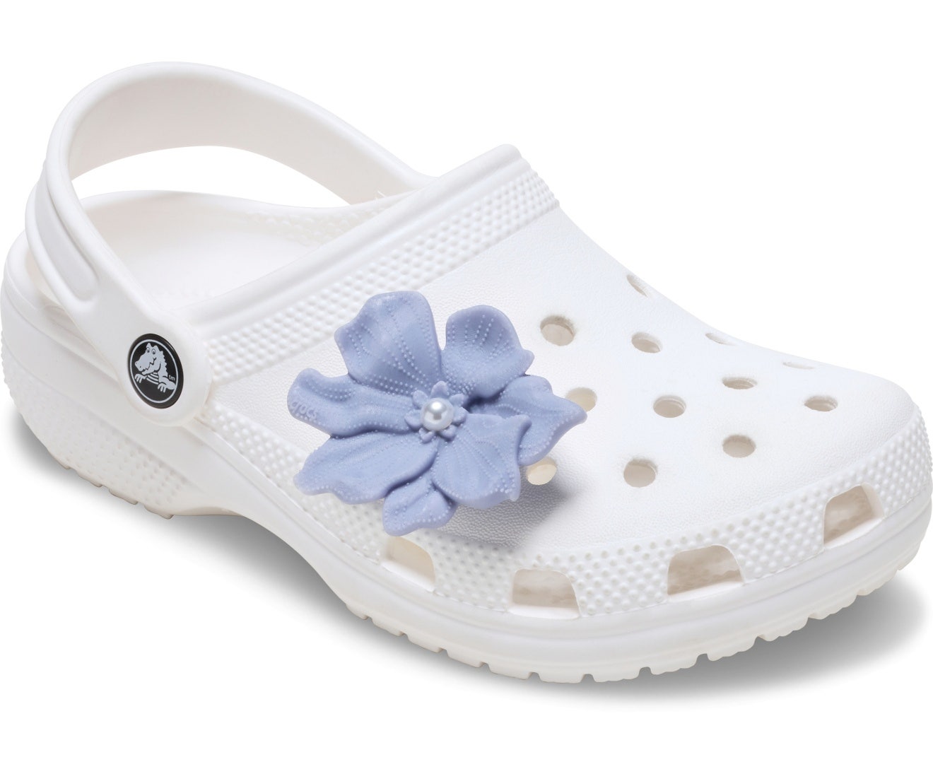 Periwinkle Flower with Pearl-Jibbitz
