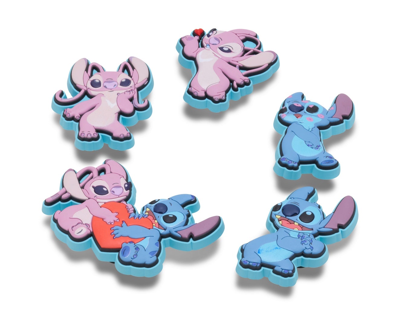Stitch and Angel 5 Pack-Jibbitz™