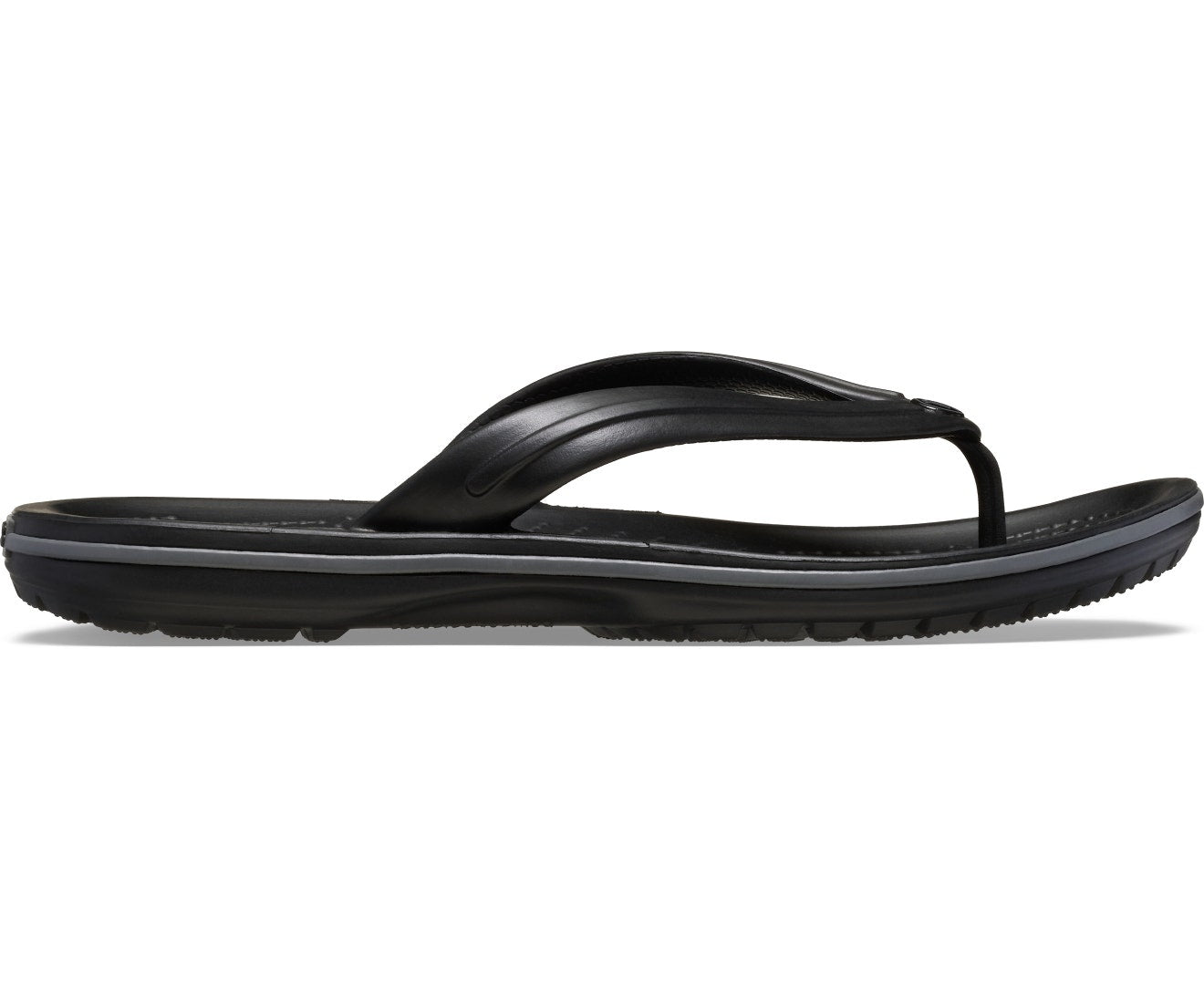 Crocband Black/Slate Grey Unisex Flip