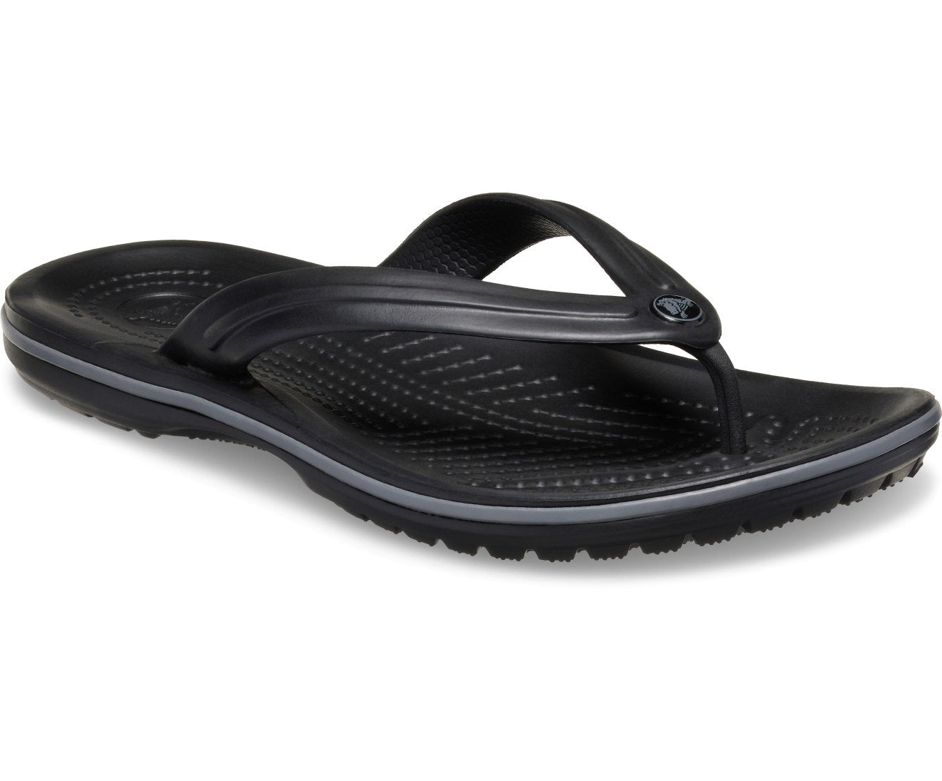 Crocband Black/Slate Grey Unisex Flip