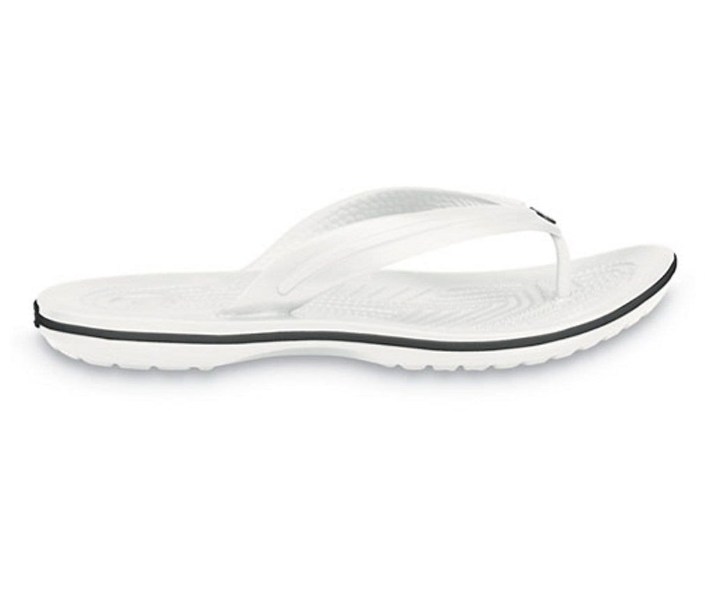 Crocband White Unisex Flip