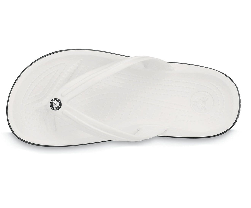 Crocband White Unisex Flip