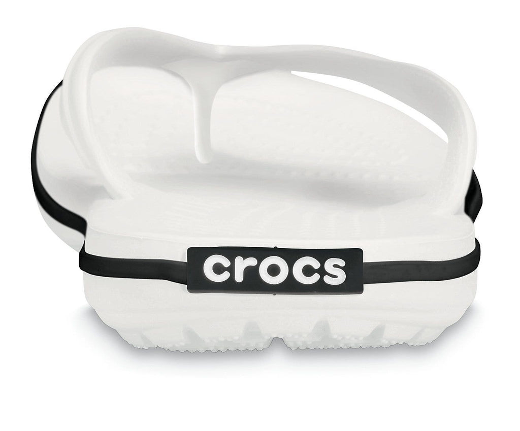 Crocband White Unisex Flip