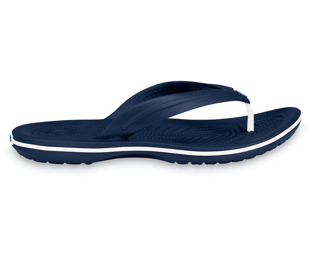 Crocband Navy Unisex Flip