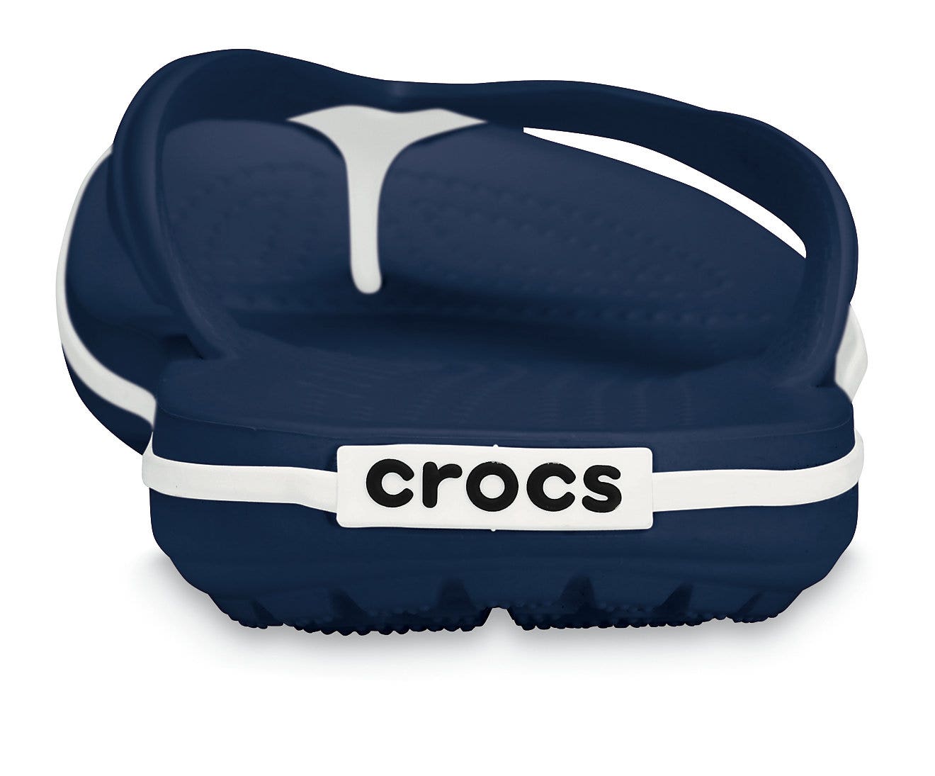 Crocband Navy Unisex Flip