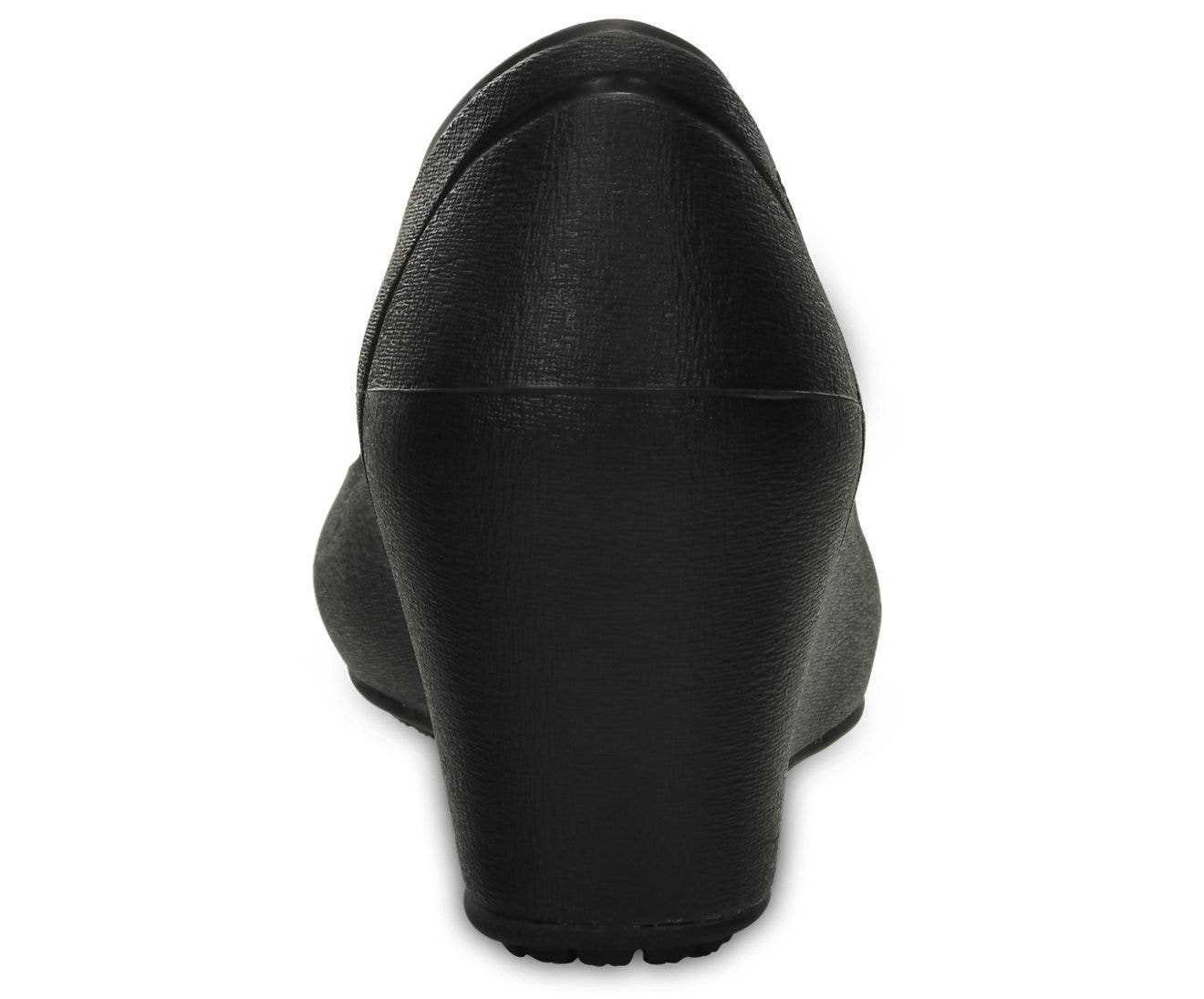 Crocs Cap Toe Black/Nightfall Women Wedge