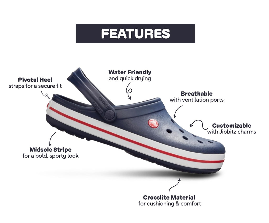 Crocband Blue Bolt Unisex Clog