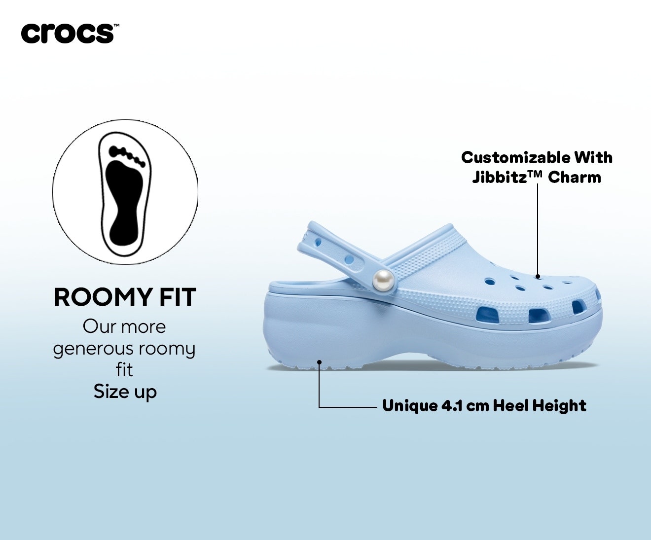Classic Platform Bone Women Clog