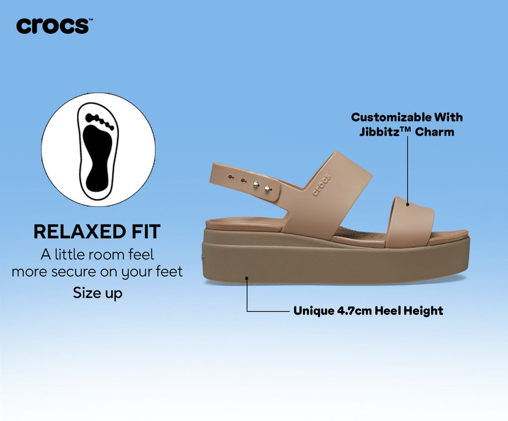 Brooklyn Low Black/Mushroom Women Wedge