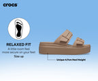 Crocs Brooklyn Buckle Low Black Women Sandal