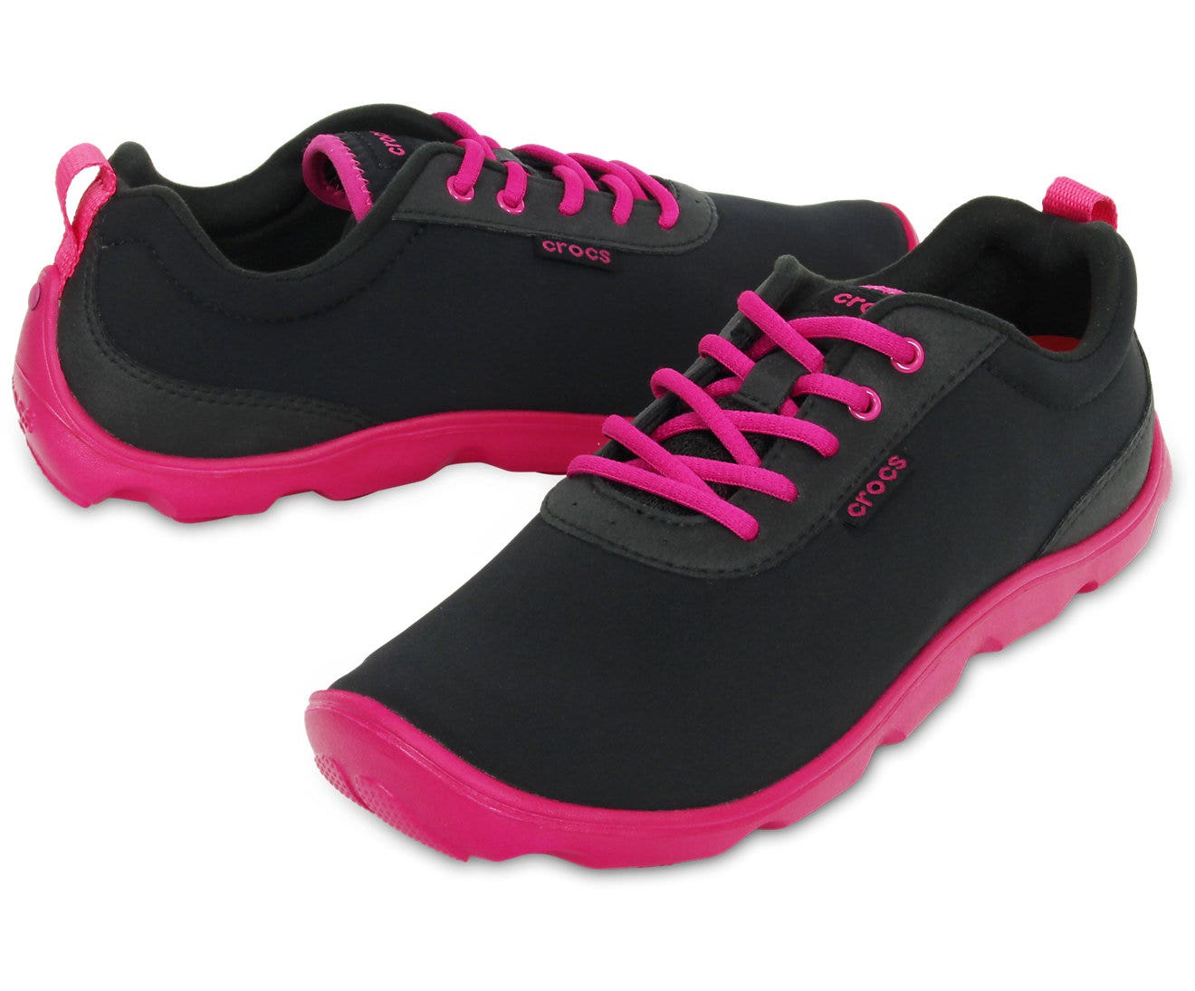 Duet Busy Day Lace up Black/Candy Pink Women Sneaker