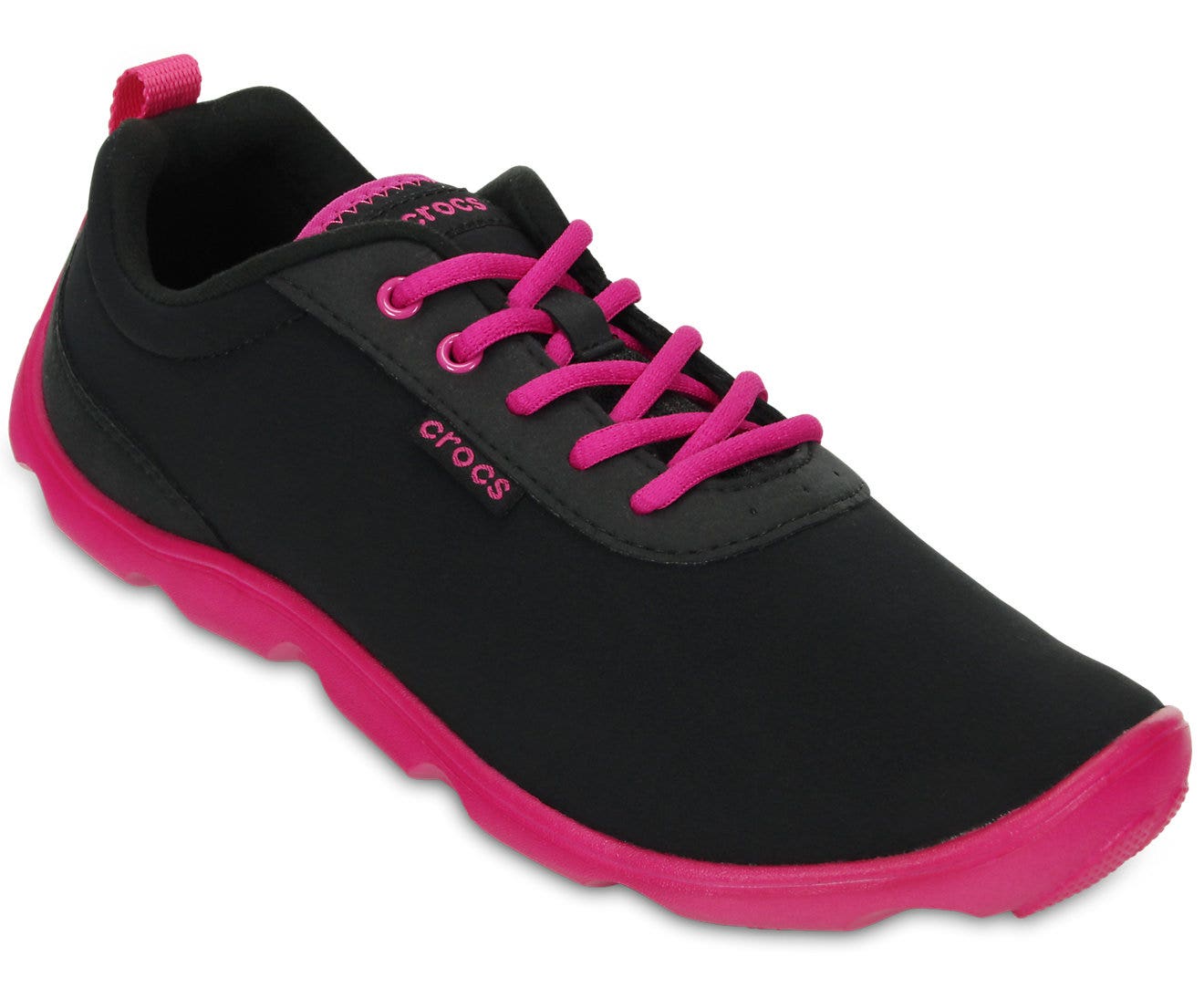 Duet Busy Day Lace up Black/Candy Pink Women Sneaker