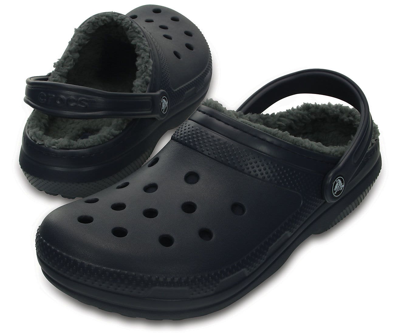 Classic Lined Navy/Charcoal Unisex Clog