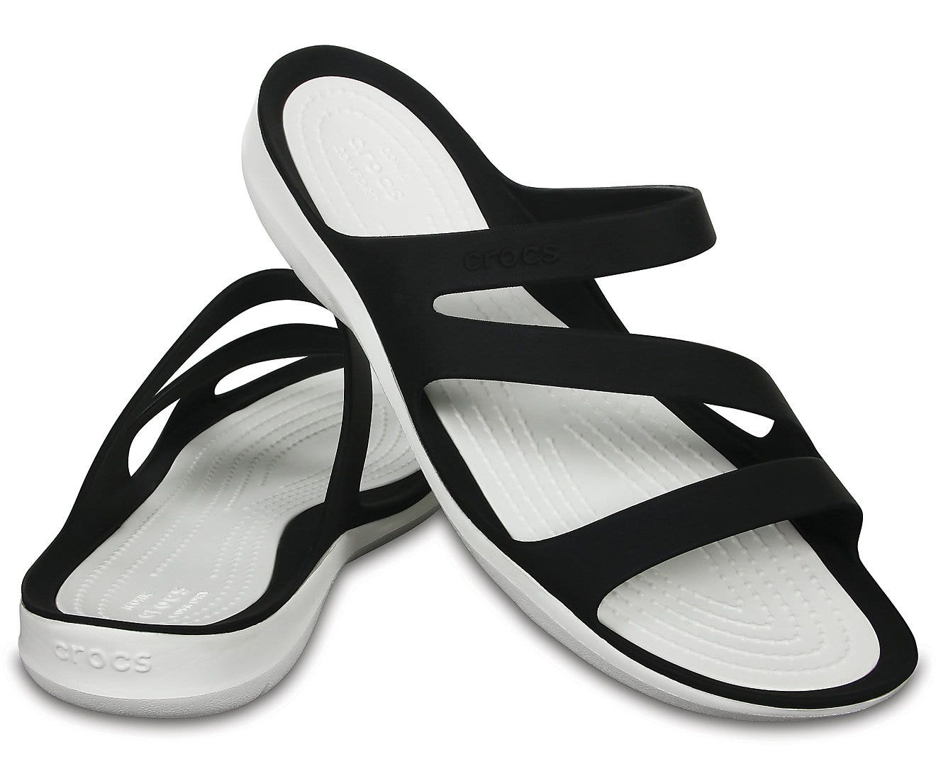 Swiftwater Black/White Women Sandal