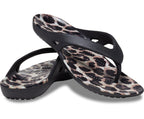 Kadee II Graphic Black/Multi Animal Women Flip
