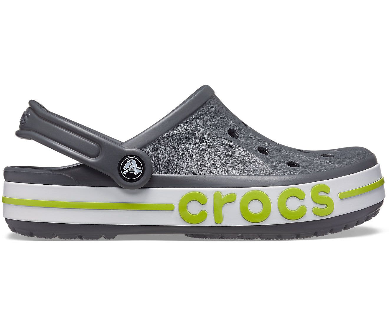 Bayaband Slate Grey/Lime Punch Unisex Clog