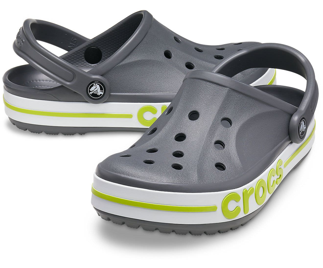 Bayaband Slate Grey/Lime Punch Unisex Clog
