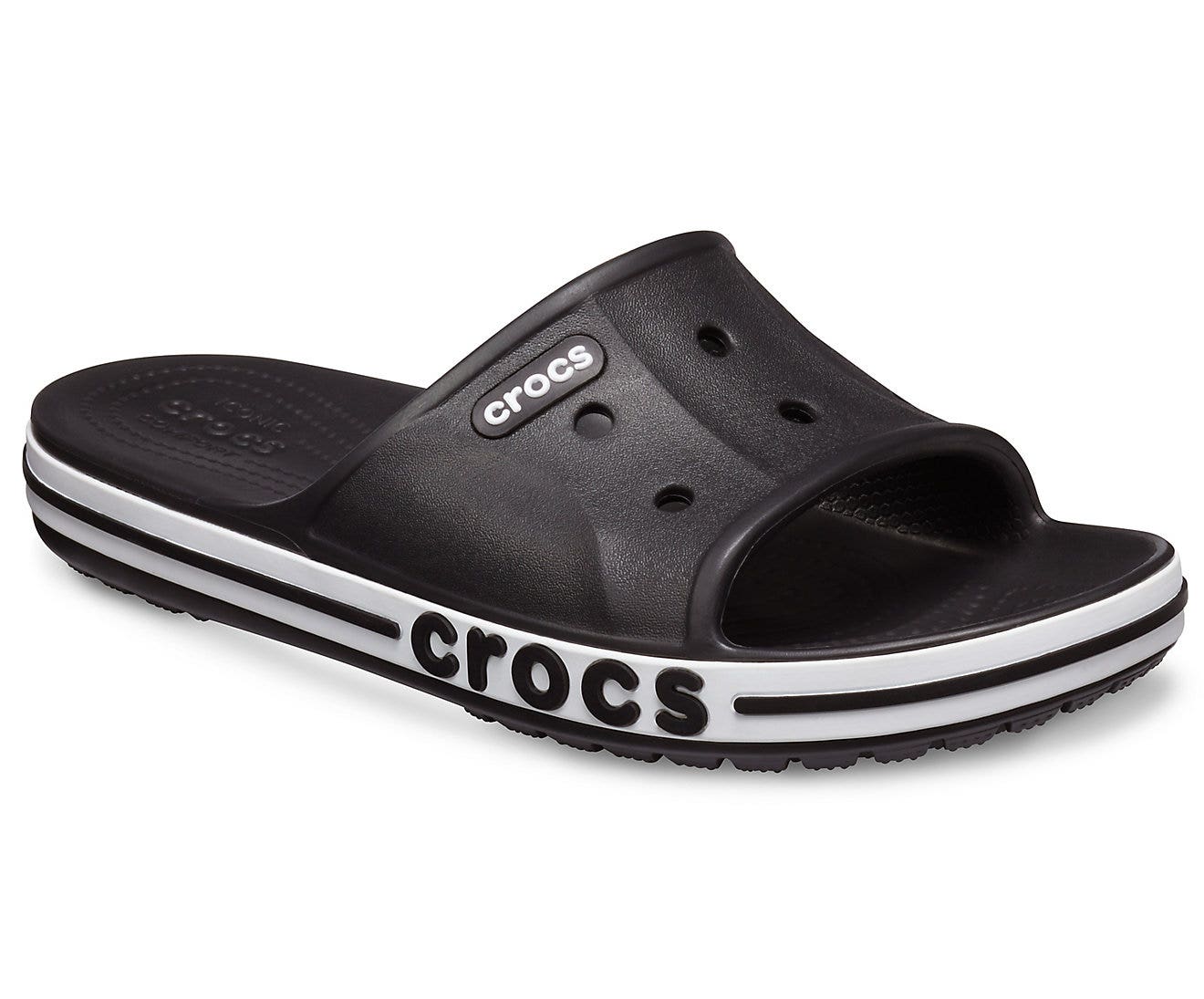 Bayaband Black/White Unisex Slide