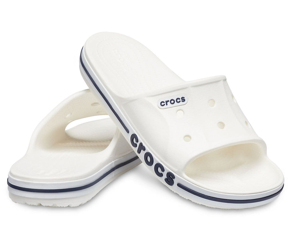 Bayaband White/Navy Unisex Slide