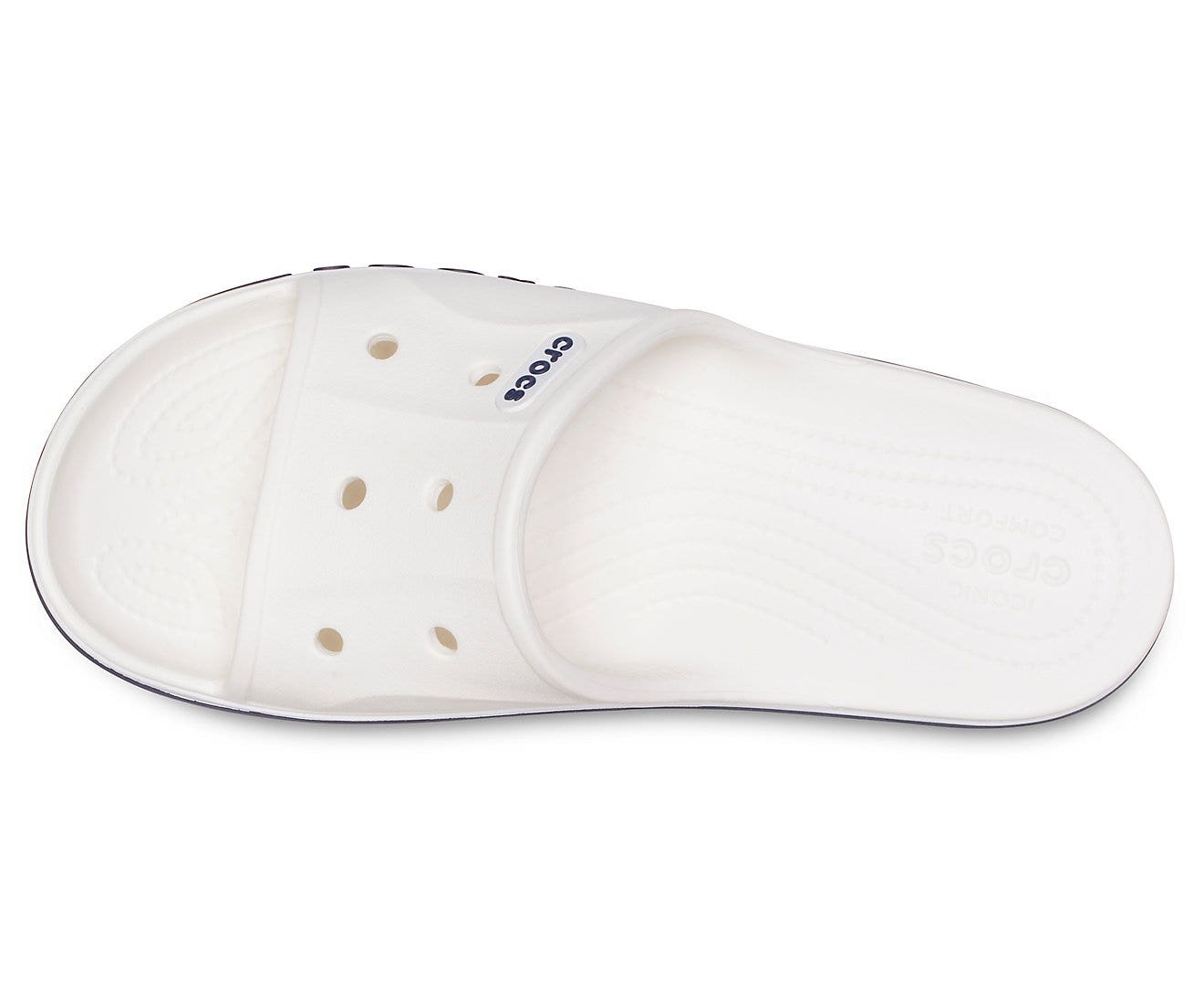 Bayaband White/Navy Unisex Slide