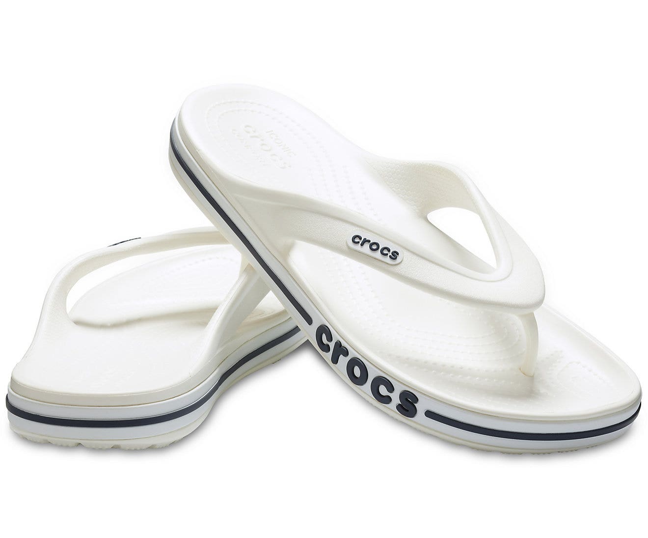 Bayaband  White/Navy Unisex Flip