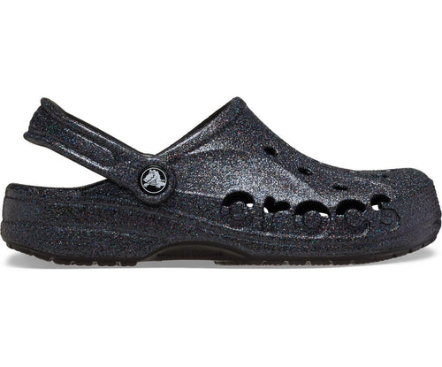 Baya Glitter Black Unisex Clog