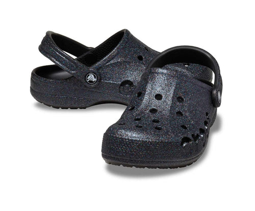 Baya Glitter Black Unisex Clog