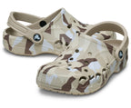 Baya Seasonal Printed Unisex Cobblestone/White Clog