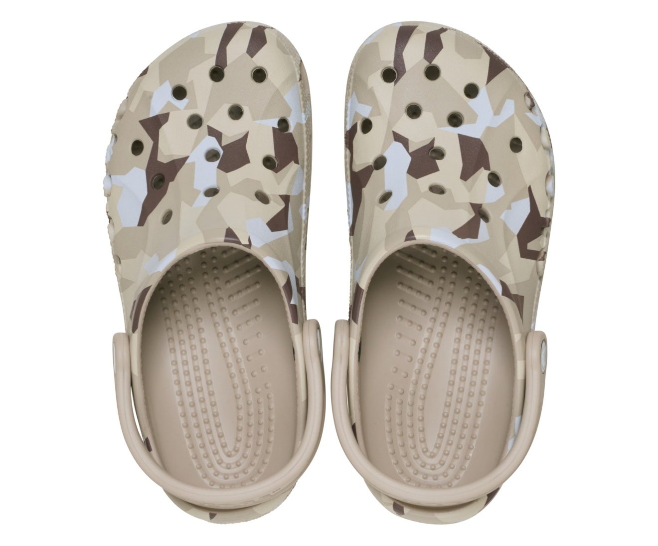 Baya Seasonal Printed Unisex Cobblestone/White Clog