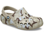 Baya Seasonal Printed Unisex Cobblestone/White Clog