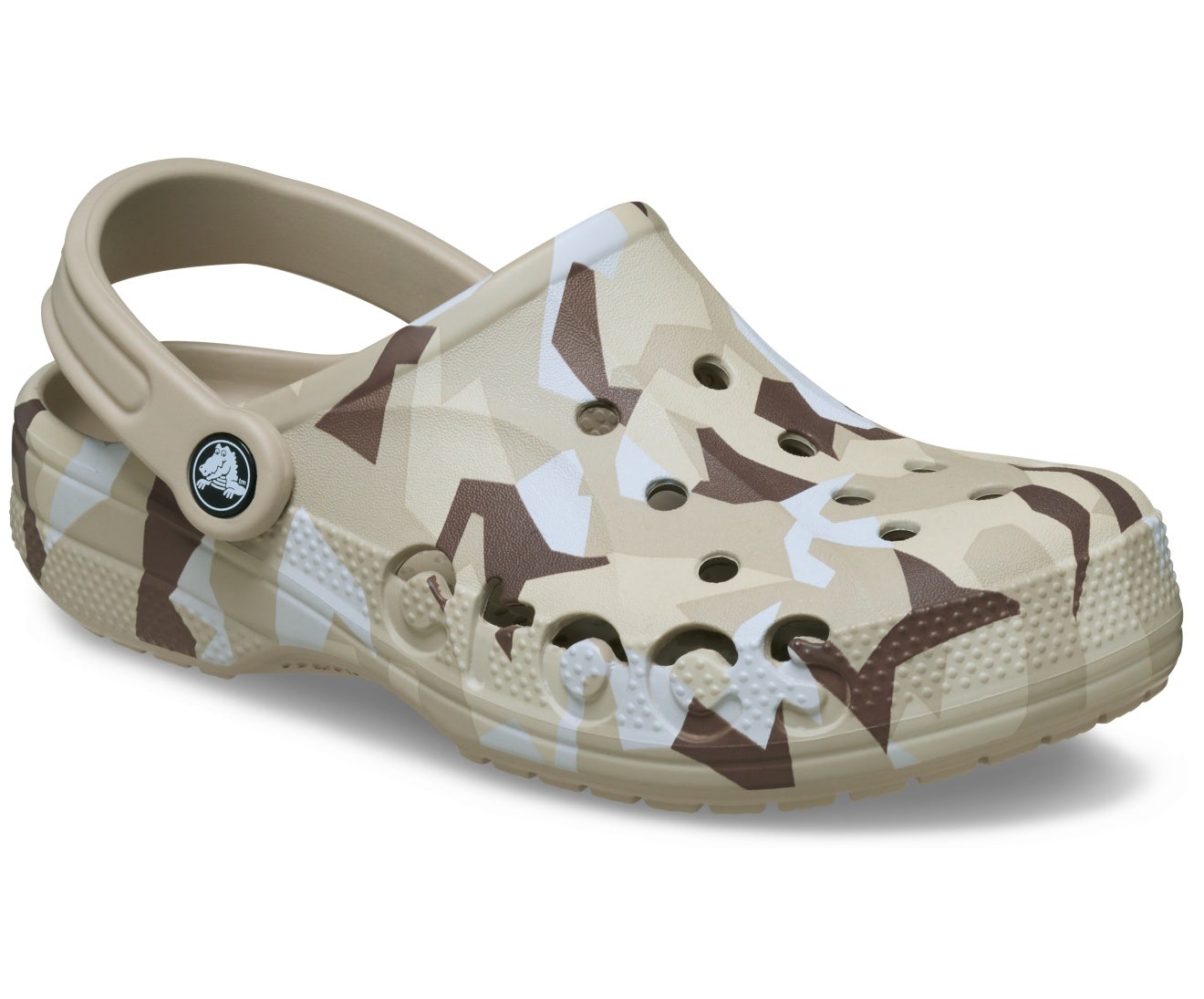 Baya Seasonal Printed Unisex Cobblestone/White Clog