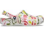 Baya Seasonal Printed Floral/White Unisex Clog