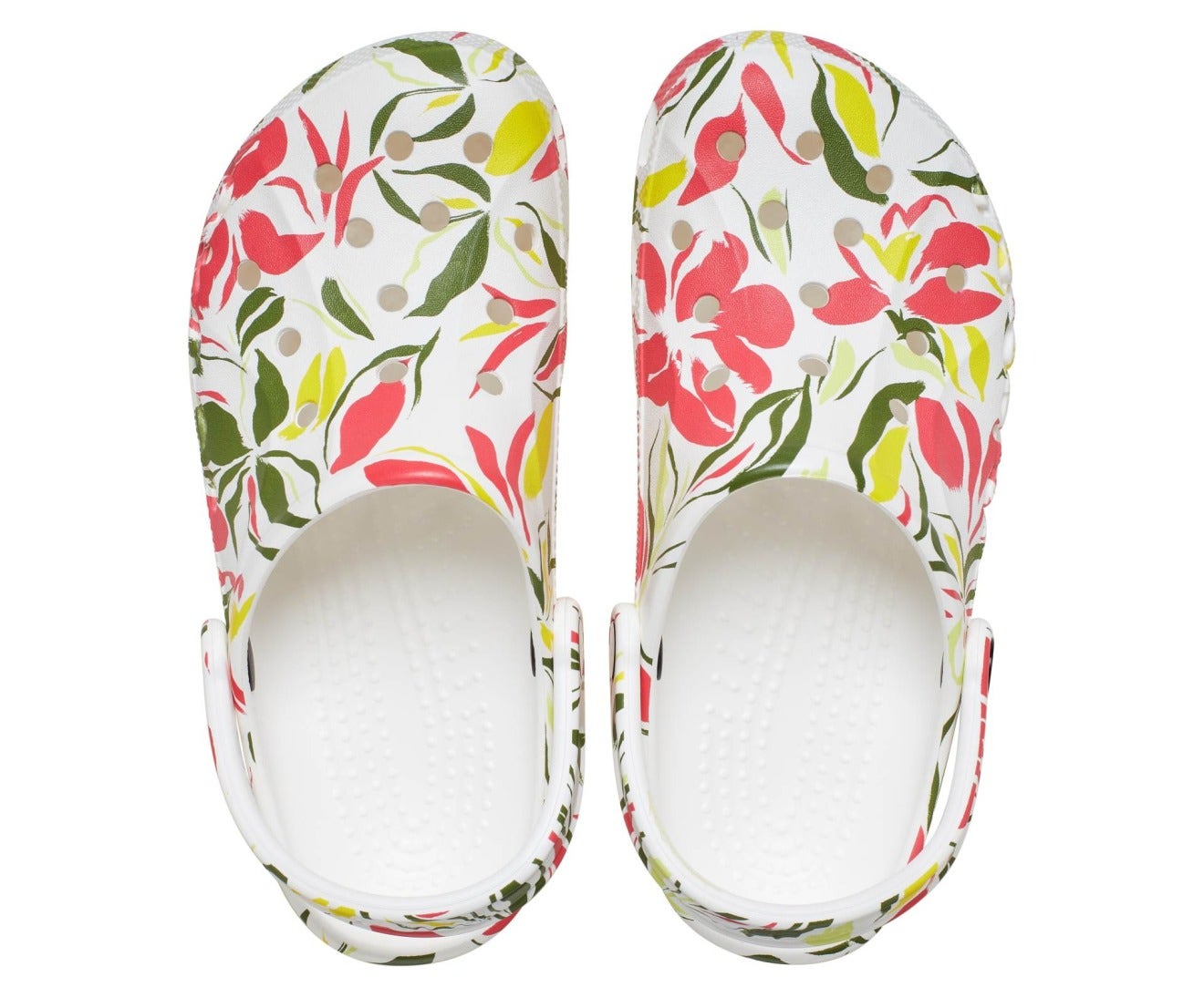 Baya Seasonal Printed Floral/White Unisex Clog