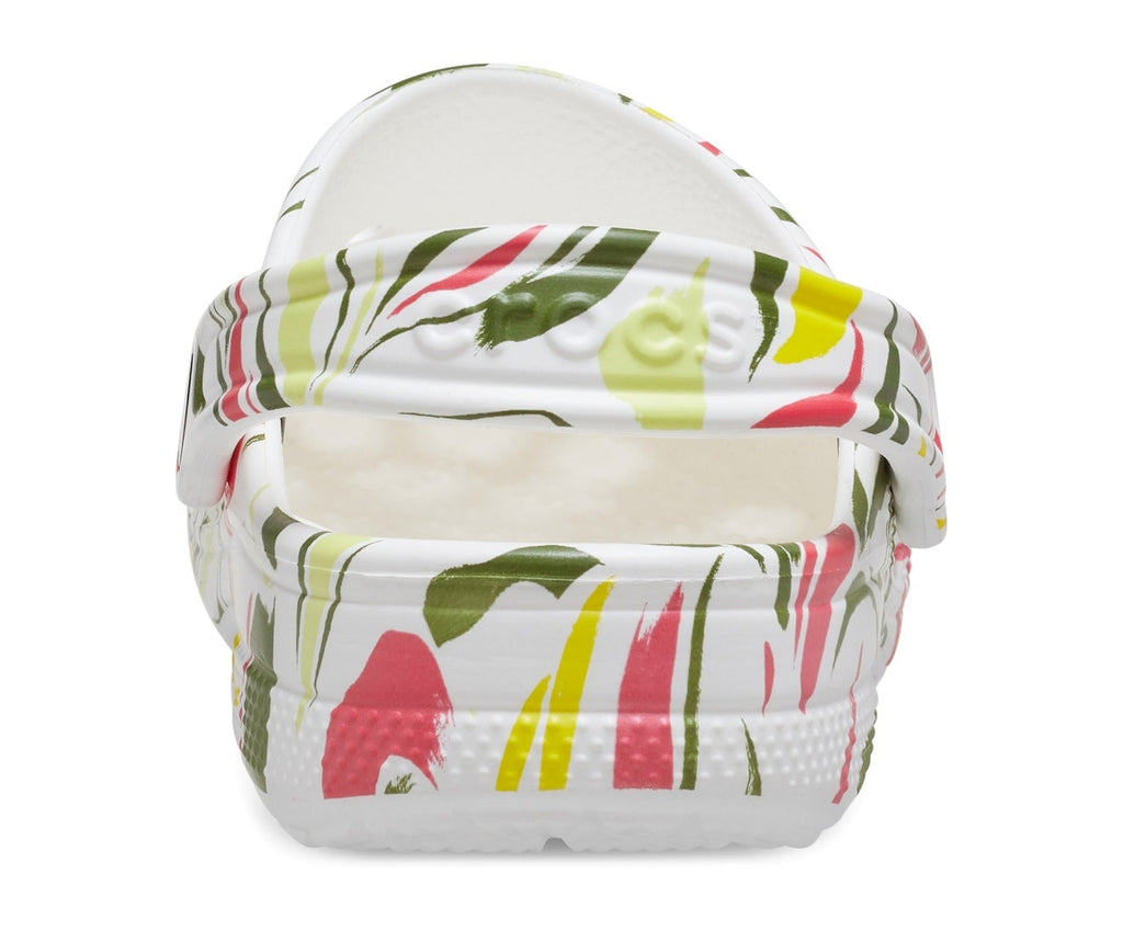 Baya Seasonal Printed Floral/White Unisex Clog