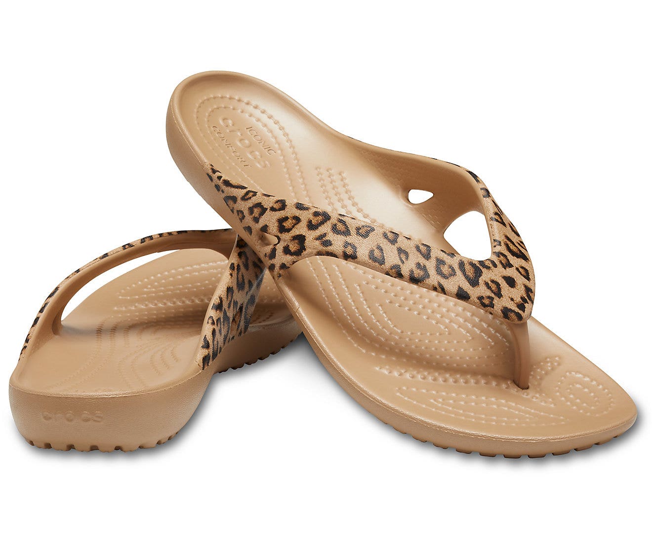 Kadee II Leopard/Gold Women Flip