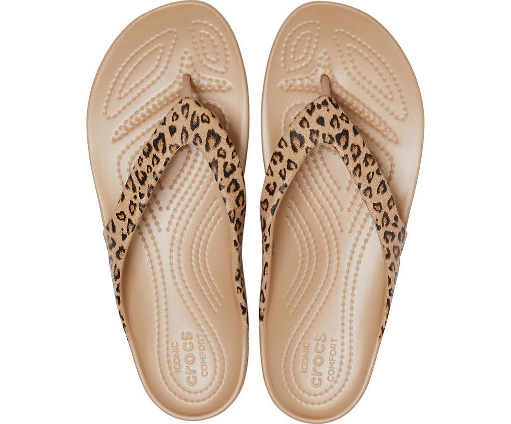 Kadee II Leopard/Gold Women Flip