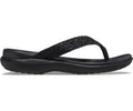 Capri V Glitter Black Women Flip