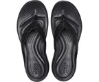 Capri V Glitter Black Women Flip