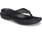Capri V Glitter Black Women Flip