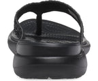 Capri V Glitter Black Women Flip