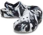 Classic Marbled Black/White Toddler Clog