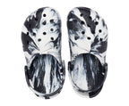 Classic Marbled Black/White Toddler Clog