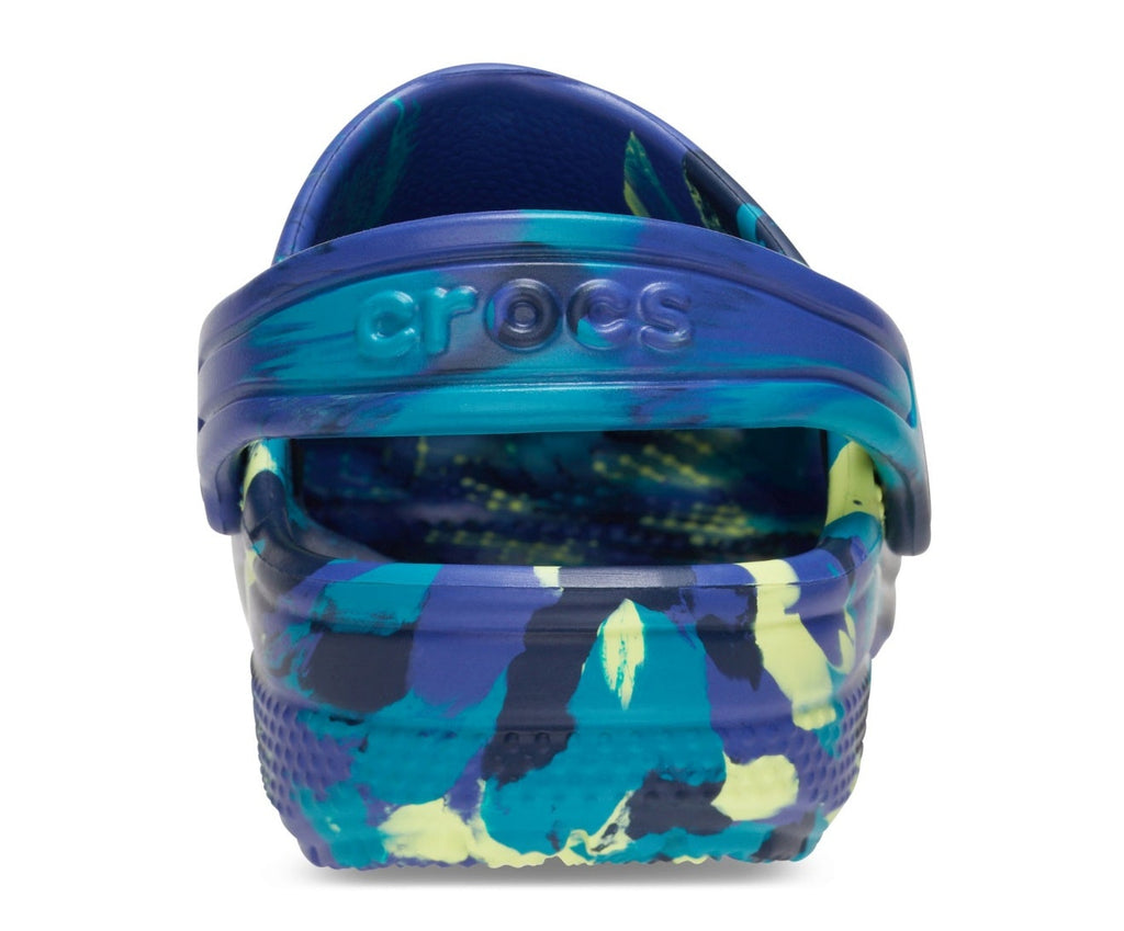 Classic Marbled Toddler Navy/Turbo Teal Clog