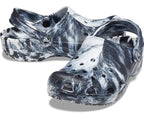 Classic Marbled White/Black Unisex Clog