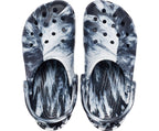 Classic Marbled White/Black Unisex Clog