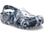 Classic Marbled White/Black Unisex Clog