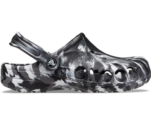 Baya Marbled Black/White Unisex Clog