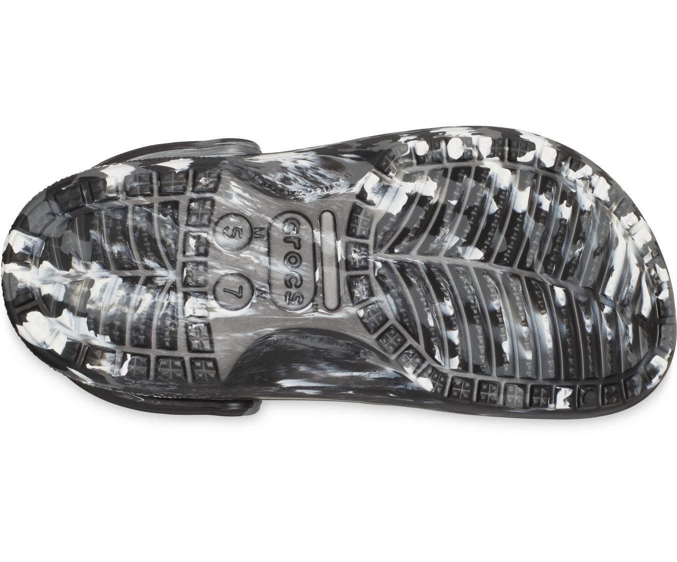 Baya Marbled Black/White Unisex Clog