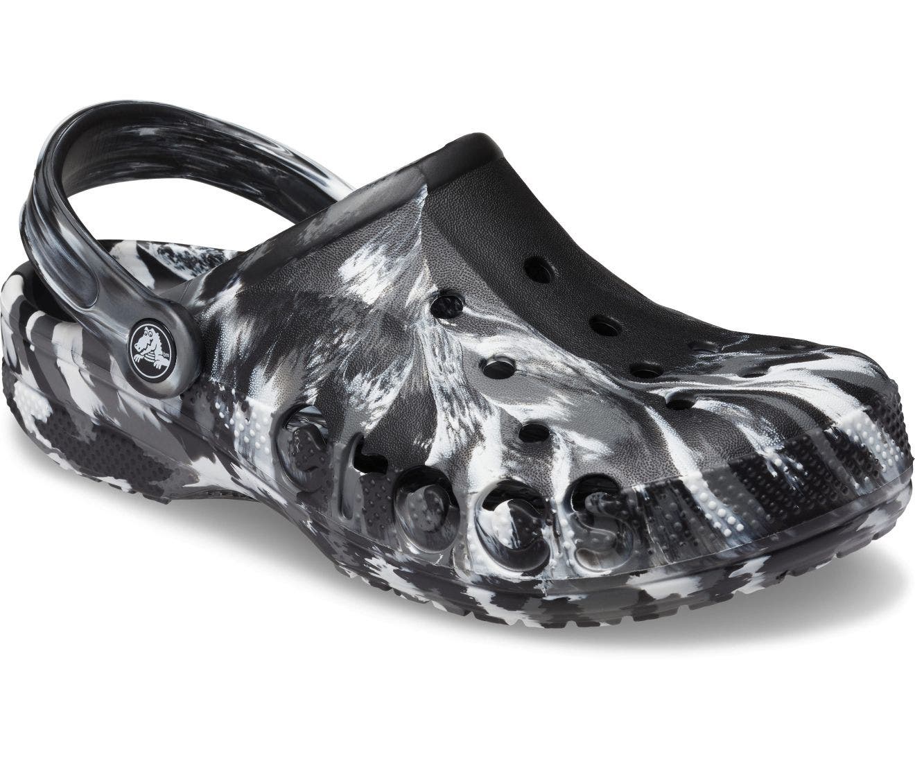 Baya Marbled Black/White Unisex Clog