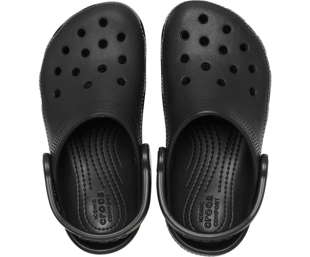 Classic Black Toddler Clog